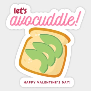 Avocado Valentine Sticker